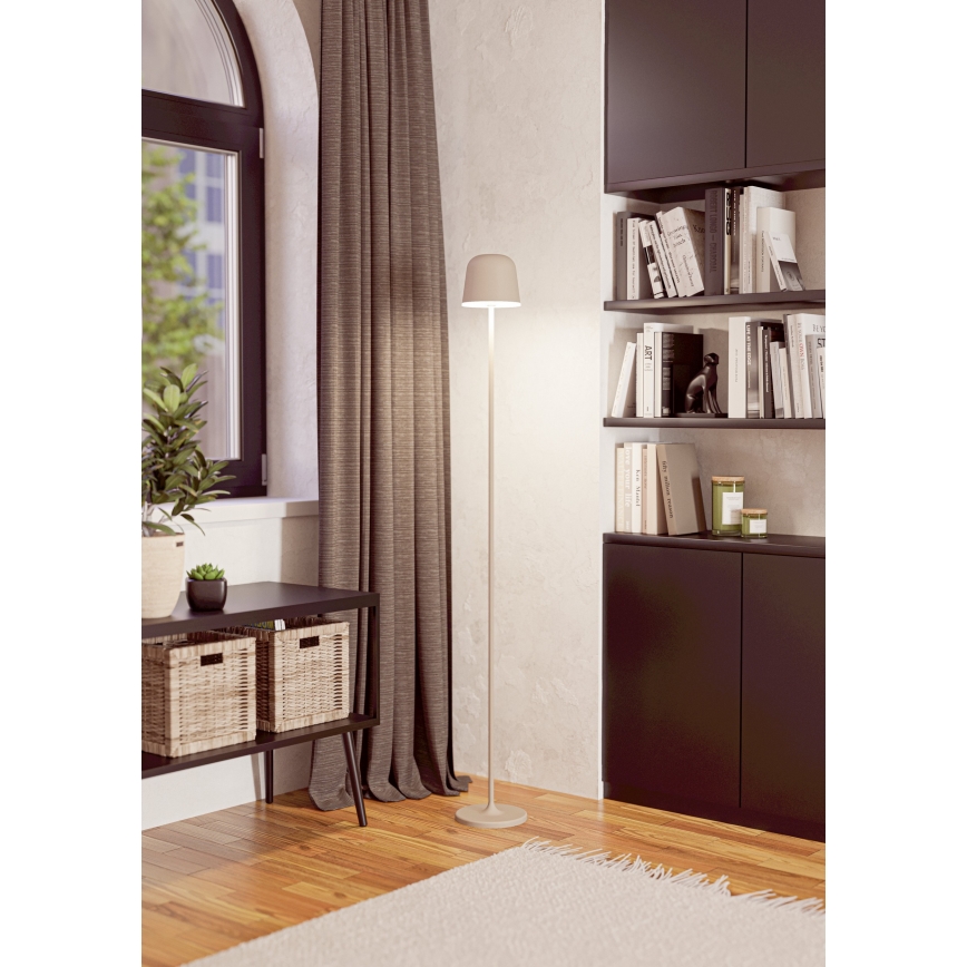 Eglo - LED Dimbaar buitenshuis oplaadbaar lamp LED/4,3W/5V 2400/3000/4000K IP54 crème