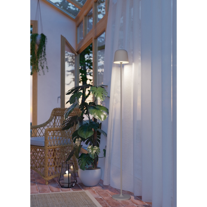 Eglo - LED Dimbaar buitenshuis oplaadbaar lamp LED/4,3W/5V 2400/3000/4000K IP54 crème