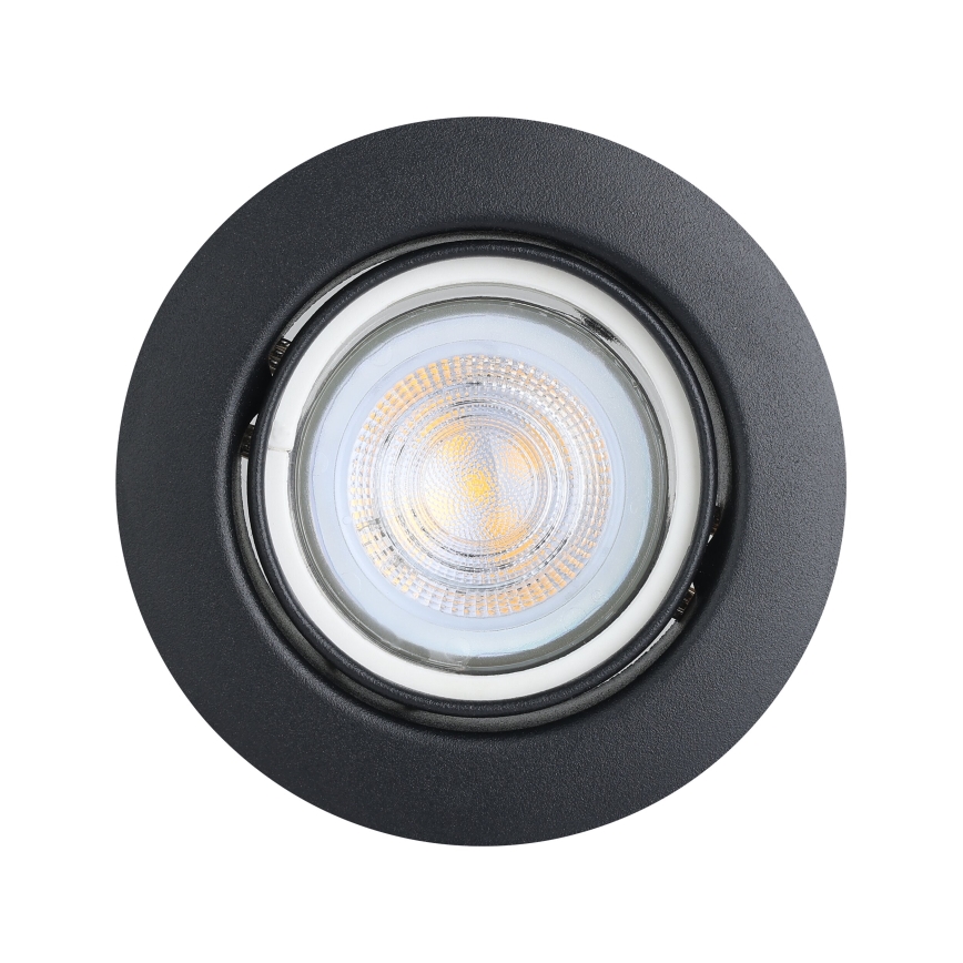 Eglo - SET 3x LED Hang plafondverlichting 1xGU10/4W/230V zwart