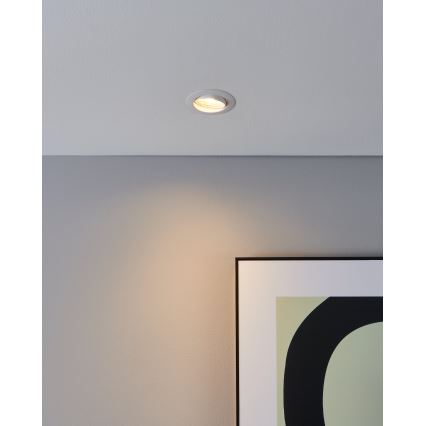 Eglo - SET 3x LED Hang plafondverlichting 1xGU10/4W/230V wit