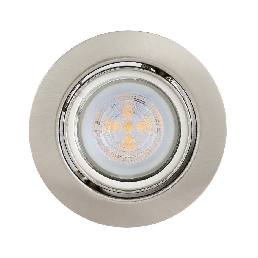 Eglo - SET 3x LED Hang plafondverlichting 1xGU10/4W/230V mat chroom