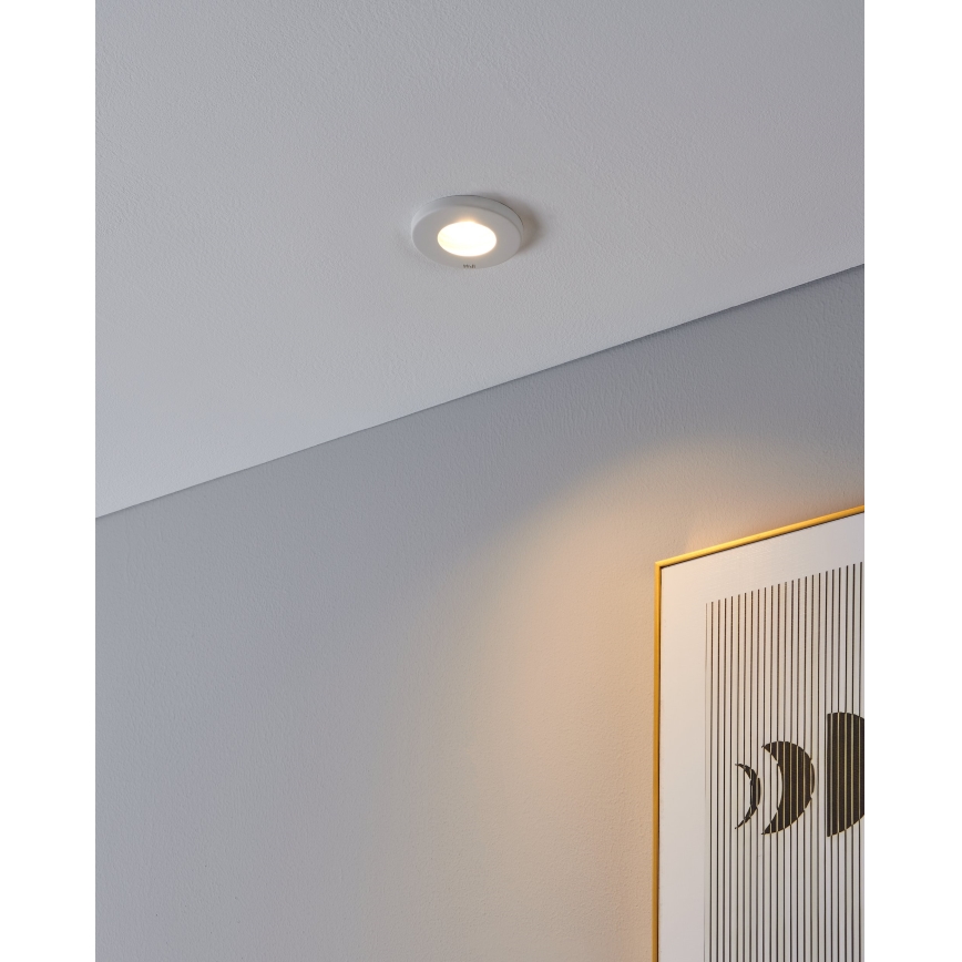 Eglo - SET 3xLED Badkamer inbouwverlichting 1xGU10/4W/230V IP44 wit