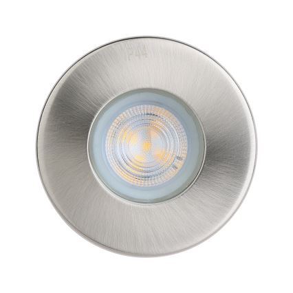 Eglo - SET 3xLED Badkamer inbouwverlichting 1xGU10/4W/230V IP44 mat chroom