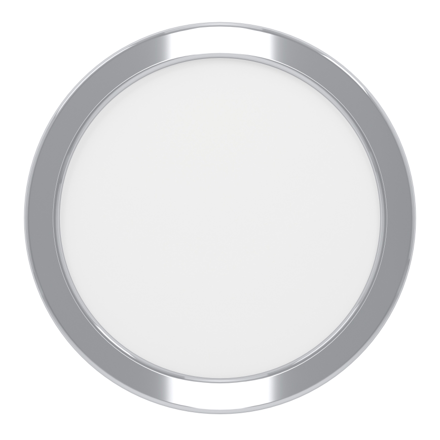 Eglo - LED plafondlamp voor de badkamer, 7,5 W (230 V), met omschakelbare kleurtemperaturen 2700/4000/6500 K, Ø 16,6 cm, IP44, glanzend chroom