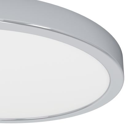 Eglo - LED Plafondlamp voor badkamer LED/14,2W/230V 2700/4000/6500K Ø 27,8 cm IP44 glanzend chroom
