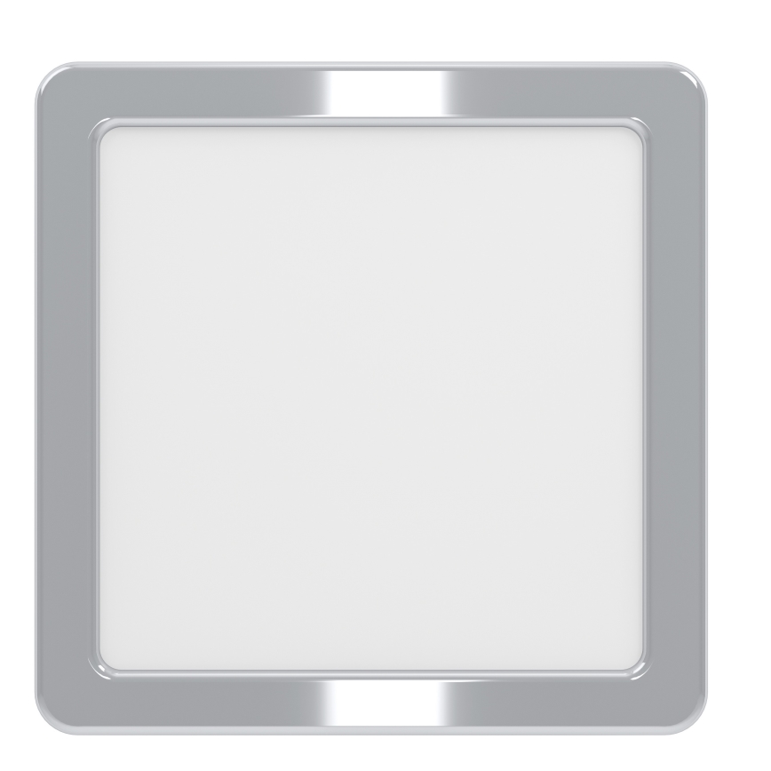 Eglo - LED plafondlamp voor badkamer LED/7W/230V 2700/4000/6500K 15x15 cm IP44 glanzend chroom