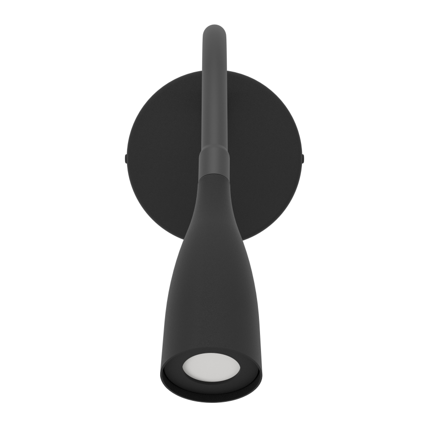 Eglo - Flexibele LED-wandlamp met USB, 3,8W/230V, zwart