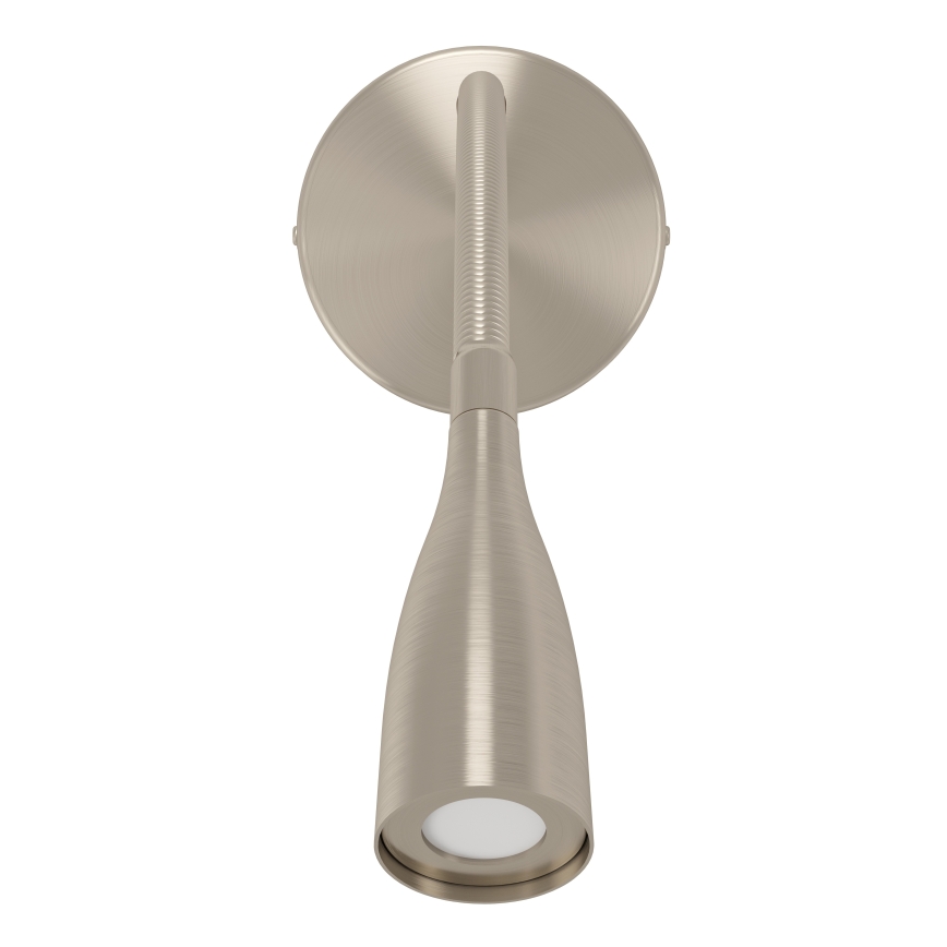 Eglo - LED flexibele wandlamp met USB LED/3,8W/230V mat chroom