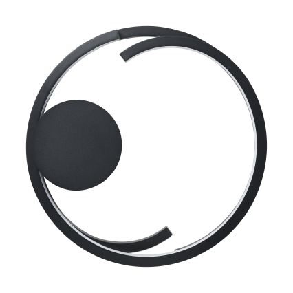 Eglo - Dimbare LED-plafondlamp 2x LED/20 W/230 V 2700–6500 K Ø 48 cm zwart + afstandsbediening