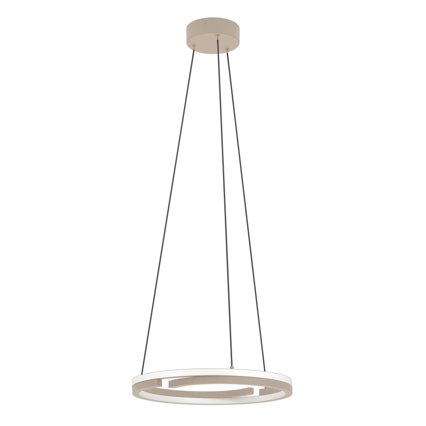 Eglo - LED dimbare pendellamp met kabel, 2xLED/20W/230V, 2700-6500K, Ø 48 cm, beige + afstandsbediening