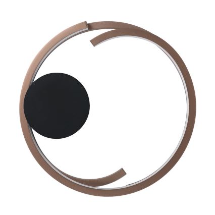 Eglo - LED-dimbare plafondlamp 2xLED/20W/230V 2700-6500K Ø 48 cm brons + afstandsbediening