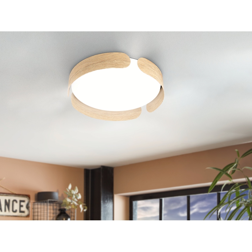 Eglo - LED plafondlamp LED/20W/230V Ø 37 cm beige