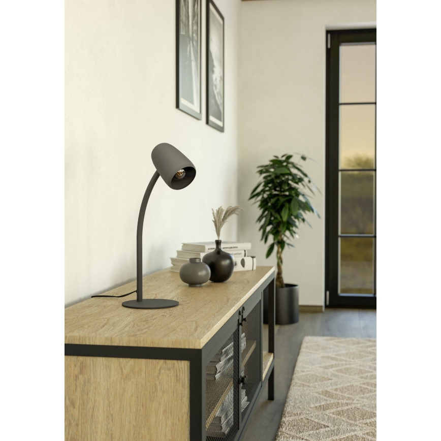 Eglo - Tafellamp 1xE14/18W/230V zwart