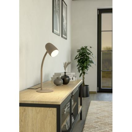 Eglo - Tafellamp 1xE14/18W/230V crèmekleurig