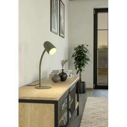 Eglo - Groene tafellamp 1xE14/18W/230V