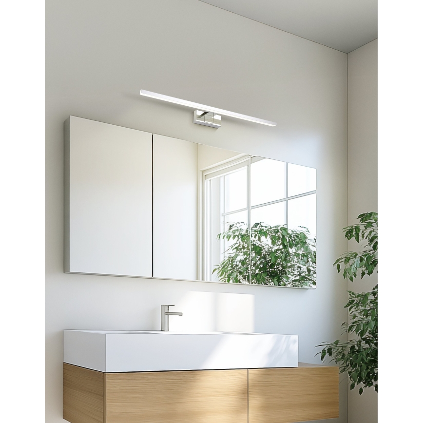 Eglo - LED-spiegelverlichting voor badkamer LED/10W/230V 3000/4000/6500K 60 cm IP44 glanzend chroom