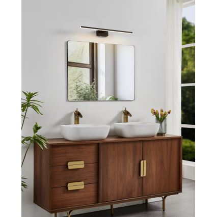 Eglo - LED-spiegelverlichting voor badkamer LED/10W/230V 3000/4000/6500K 60 cm IP44 zwart