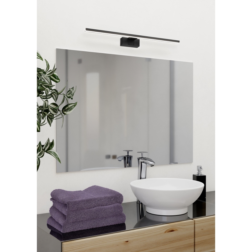 Eglo - LED-spiegelverlichting voor badkamer LED/10W/230V 3000/4000/6500K 60 cm IP44 zwart