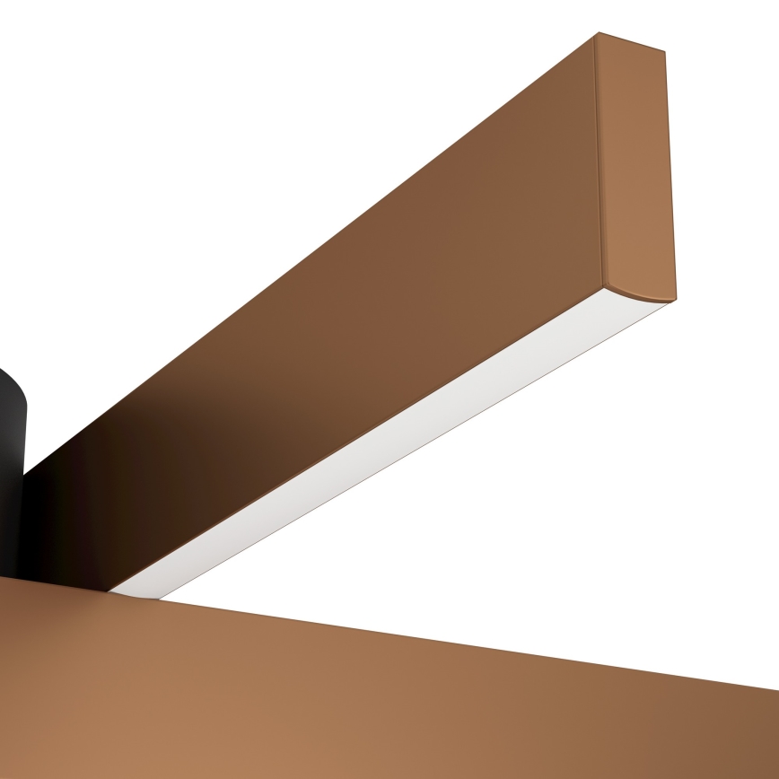 Eglo - LED RGBW dimbare plafondlamp 2xLED/18W/230V 2700-6500K koper/zwart