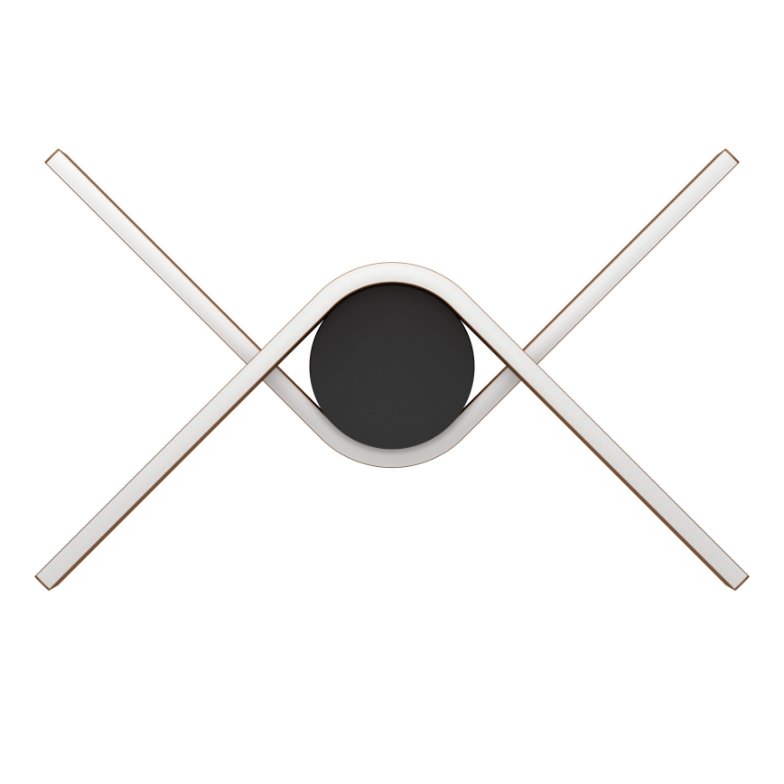 Eglo - LED RGBW dimbare plafondlamp 2xLED/18W/230V 2700-6500K koper/zwart