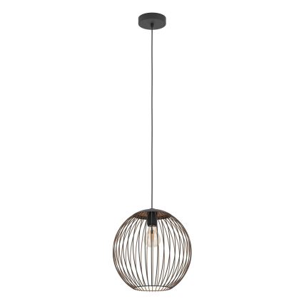 Eglo - Hanglamp aan kabel 1xE27/60W/230V zwart