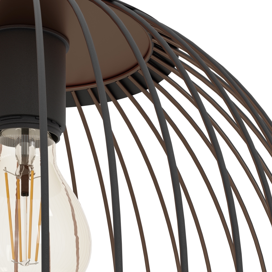 Eglo - Hanglamp aan kabel 1xE27/60W/230V zwart