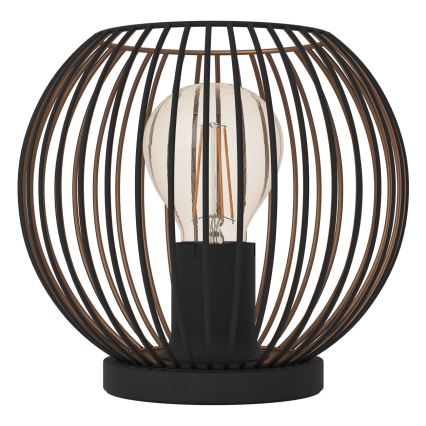 Eglo - Tafellamp 1xE27/60W/230V zwart