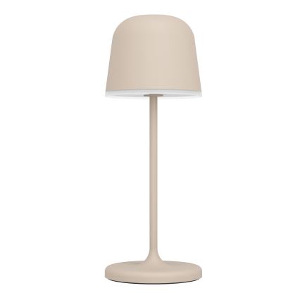 Eglo - Dimbare, oplaadbare LED-tafellamp voor buiten met aanraakbediening LED/1,8W/5V 2500/3000/4000K 2500 mAh IP54 crème