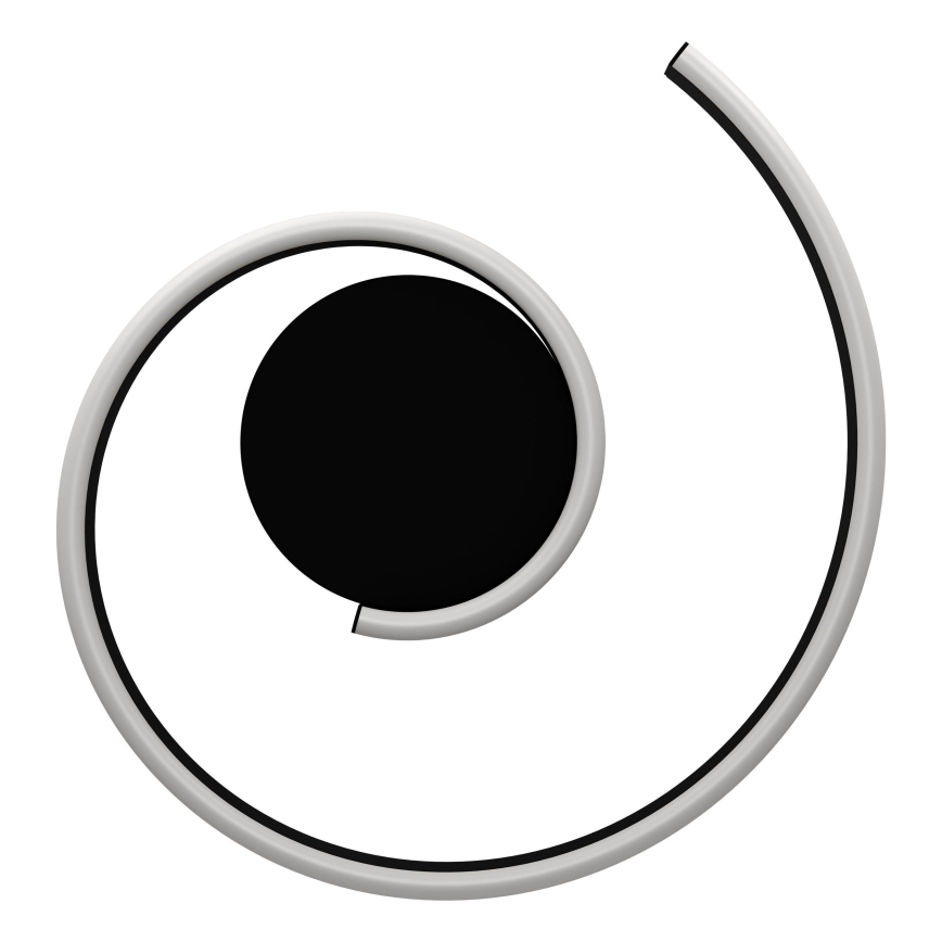 Eglo - LED RGBW dimbare plafondlamp LED/37W/230V 3000-6500K zwart