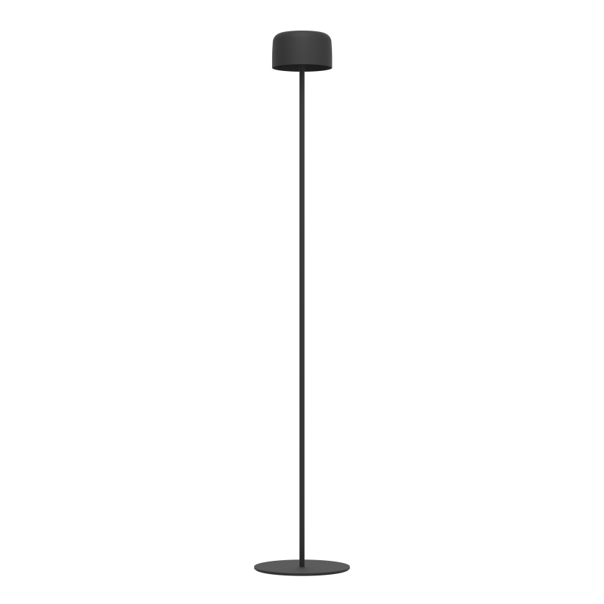 Eglo - LED zonne-oplaadbare staande lamp met aanraakbediening LED/2,8W/3,7V 1800 mAh IP44 zwart