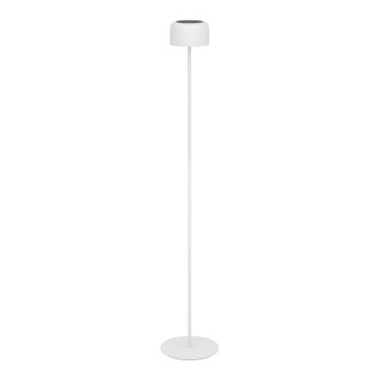 Eglo - LED zonne-oplaadbare vloerlamp met aanraakbediening LED/2,8W/3,7V 1800 mAh IP44 wit