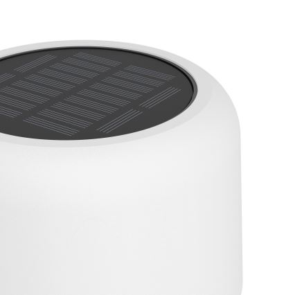 Eglo - LED zonne-oplaadbare vloerlamp met aanraakbediening LED/2,8W/3,7V 1800 mAh IP44 wit