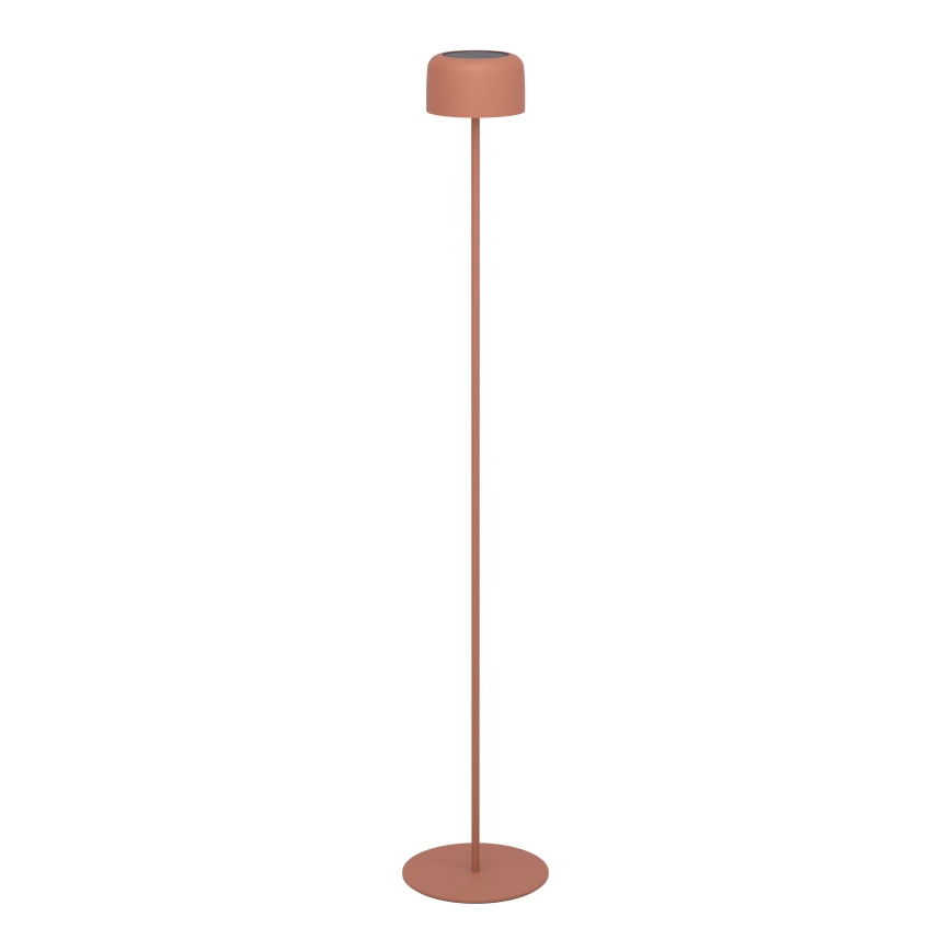 Eglo - LED zonne-oplaadbare vloerlamp met touch-bediening LED/2,8W/3,7V 1800 mAh IP44 oranje