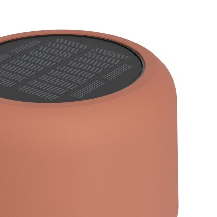 Eglo - LED zonne-oplaadbare vloerlamp met aanraakbediening LED/2,8W/3,7V 1800 mAh IP44 oranje