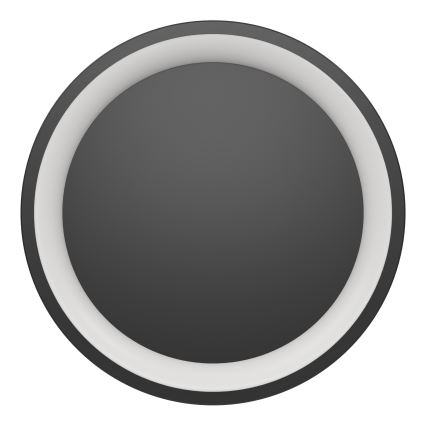 Eglo - LED RGBW dimbare plafondlamp LED/19,6W/230V 2700-6500K Ø 35 cm zwart