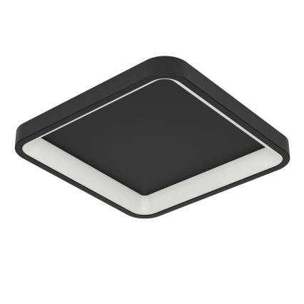 Eglo - Dimbare RGBW LED-plafondlamp LED/20W/230V 2700-6500K 35x35 cm zwart