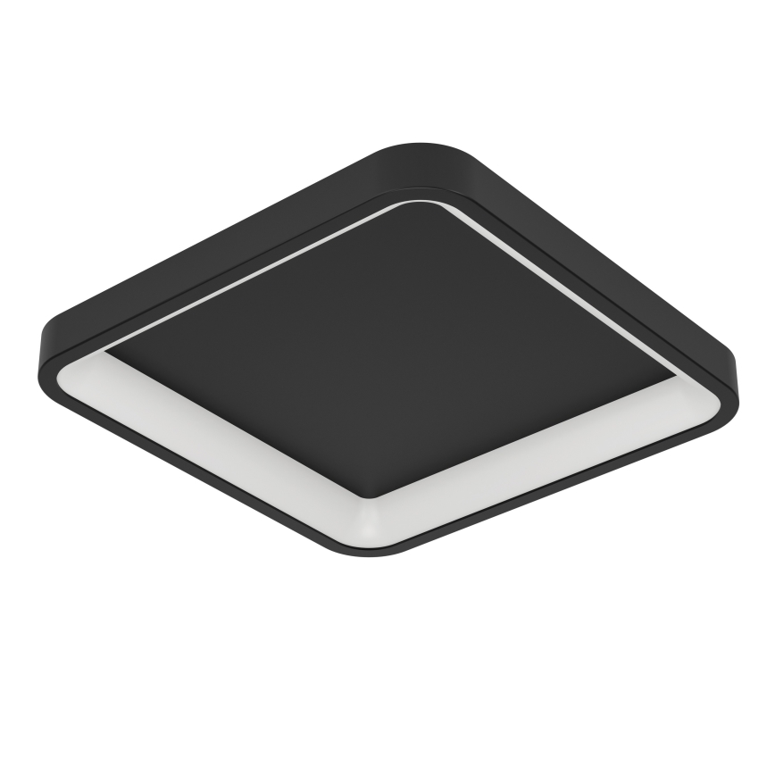 Eglo - Dimbare RGBW LED-plafondlamp LED/20W/230V 2700-6500K 35x35 cm zwart