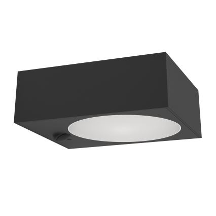 Eglo - LED-zonnelamp met sensor LED/6,5W/3,7V 2000 mAh zwart