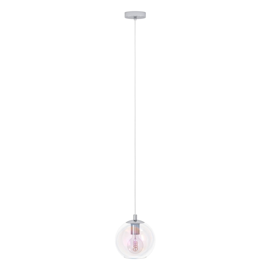 Eglo - Hanglamp met kabel 1xE27/60W/230V glanzend chroom