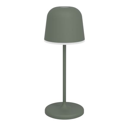 Eglo - Dimbare oplaadbare LED-tafellamp voor buiten, aanraakbediening, LED/1,8W/5V 2500/3000/4000K 2500 mAh IP54 groen