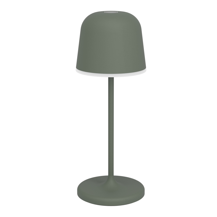 Eglo - Dimbare oplaadbare LED-tafellamp voor buiten, aanraakbediening, LED/1,8W/5V 2500/3000/4000K 2500 mAh IP54 groen