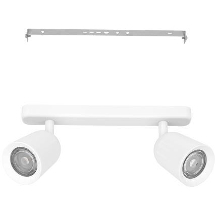 Eglo - Spotarmatuur 2xGU10/10W/230V wit