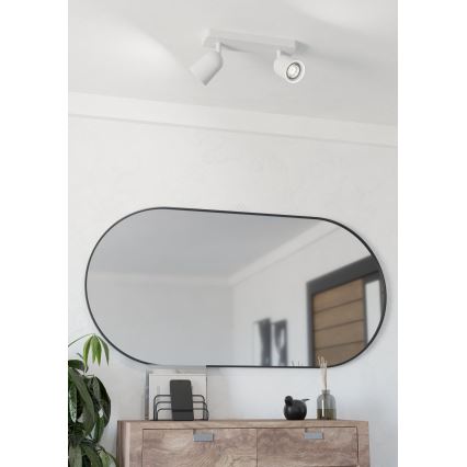 Eglo - Spotarmatuur 2xGU10/10W/230V wit