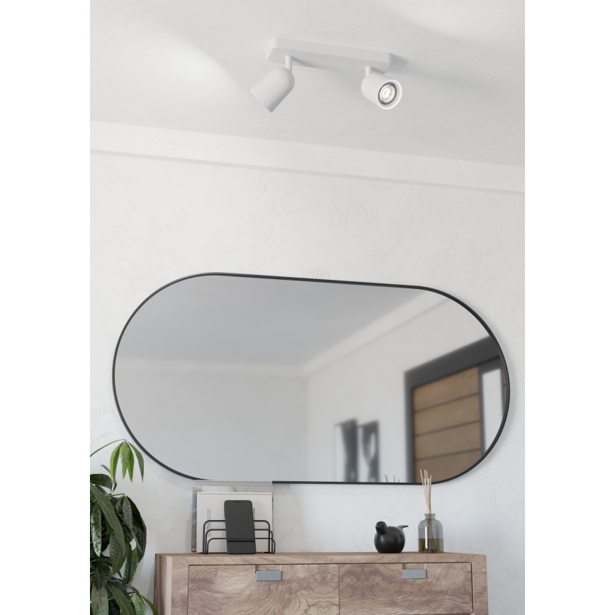 Eglo - Spotarmatuur 2xGU10/10W/230V wit