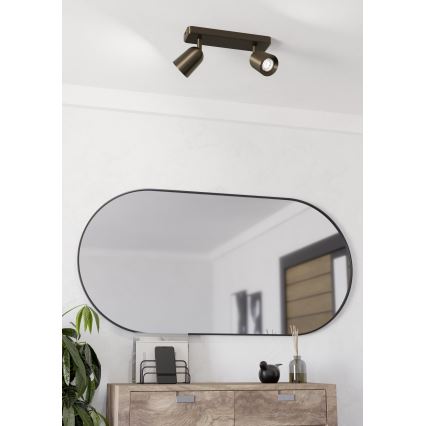 Eglo - Opbouwspot 2xGU10/10W/230V brons