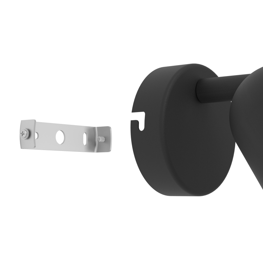 Eglo - Wandspot 1xGU10/5W/230V zwart