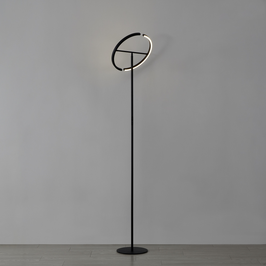 Eglo - Dimbare LED-vloerlamp 2xLED/8,8W/230V zwart