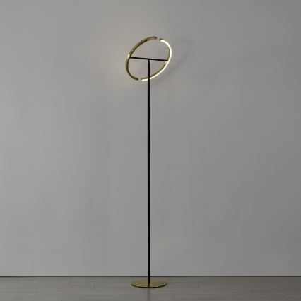 Eglo - LED Dimbare vloerlamp 2xLED/8,8W/230V goud/zwart