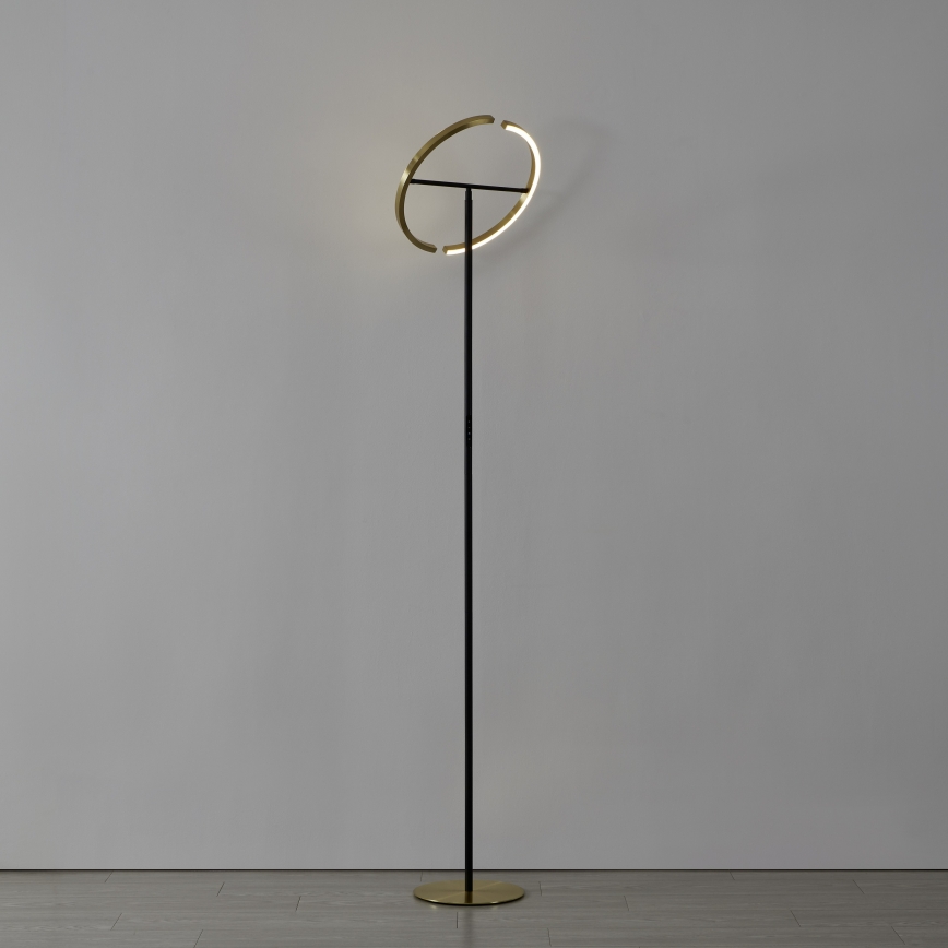 Eglo - LED Dimbare vloerlamp 2xLED/8,8W/230V goud/zwart