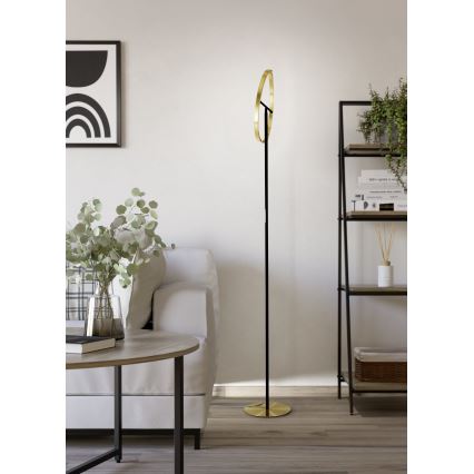 Eglo - LED Dimbare vloerlamp 2xLED/8,8W/230V goud/zwart
